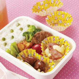 Bento Side dish cups - Panda - Geel