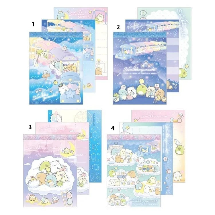 Memoblok San-X Sumikkogurashi Hoshizora Sampo - Kies je soort
