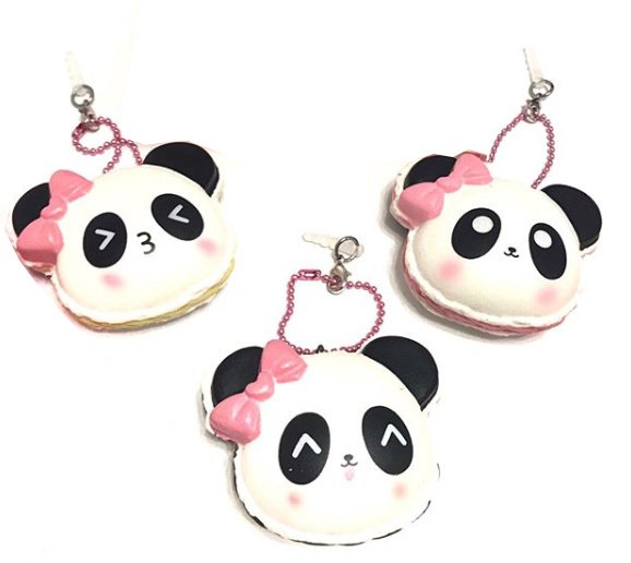Squishy Vlampo Panda Macaron
