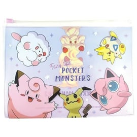 Pokémon Zipper Pouches - Set van 3 - Pink