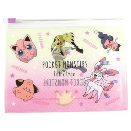 Pokémon Zipper Pouches - Set van 3 - Pink