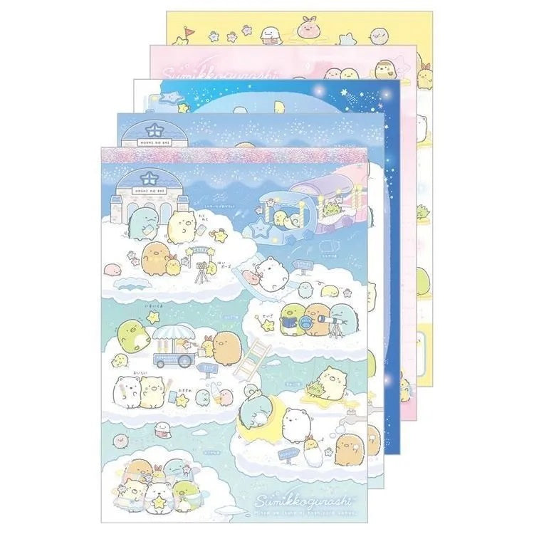 Memoblok groot San-X Sumikkogurashi Hoshizora Sampo - Playground