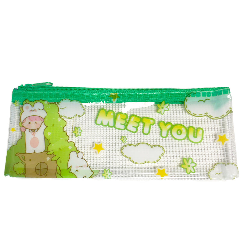 Etui transparant - Bunny in Forest