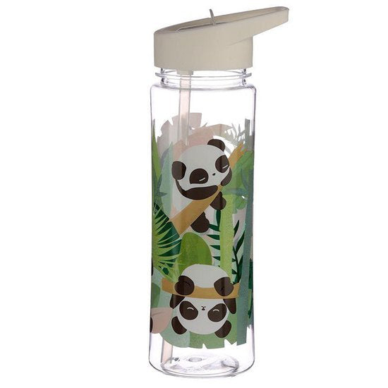 Drinkfles met rietje Panda