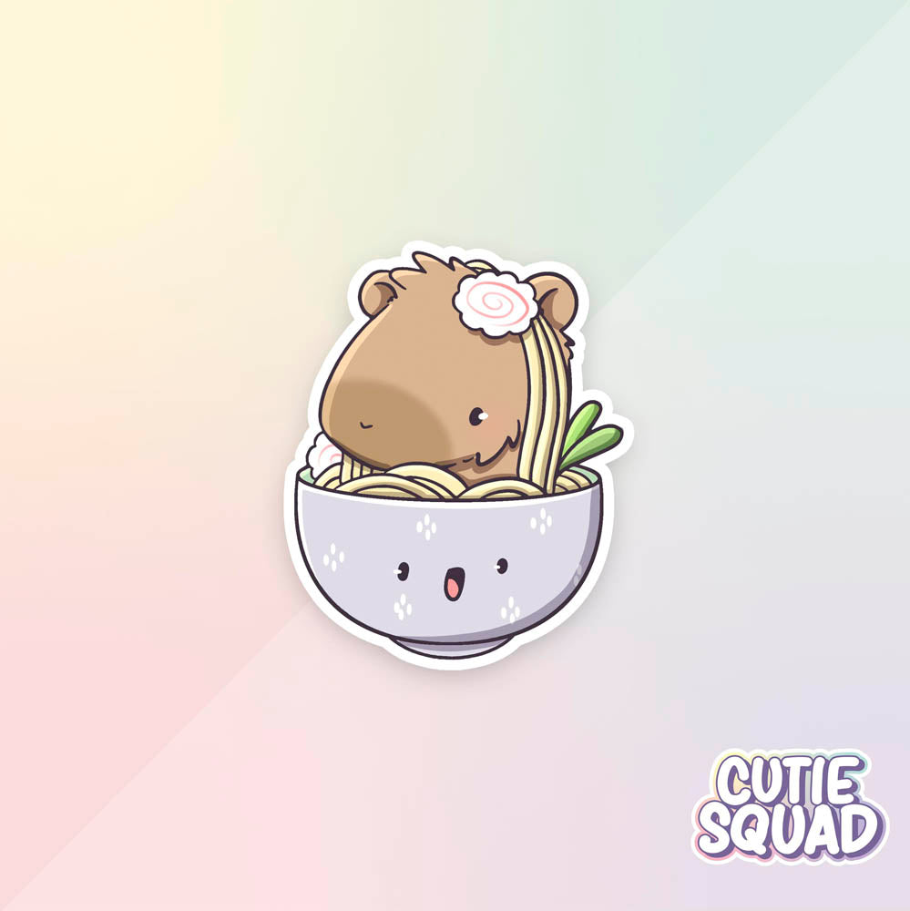 Stickerset - Capybara Bathing - CutieSquad
