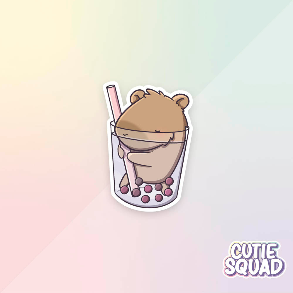 Stickerset - Capybara Bathing - CutieSquad