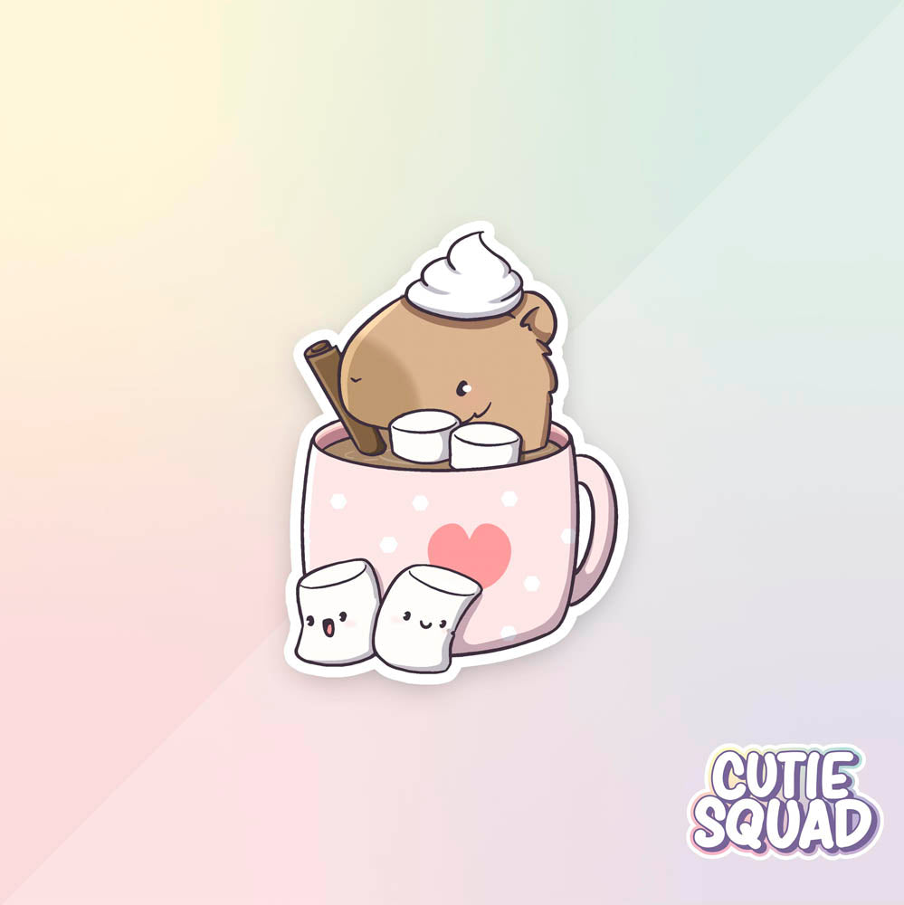 Stickerset - Capybara Bathing - CutieSquad