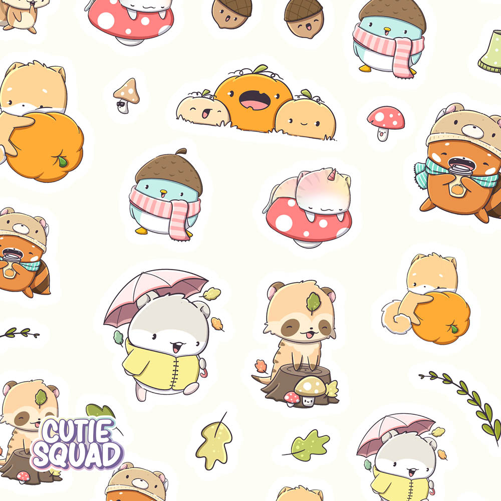 Stickervel - Cozy Forest - CutieSquad