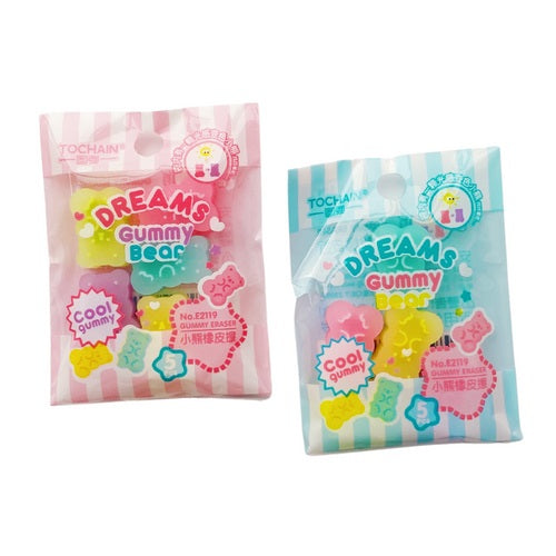 Gummy Bear Eraser set