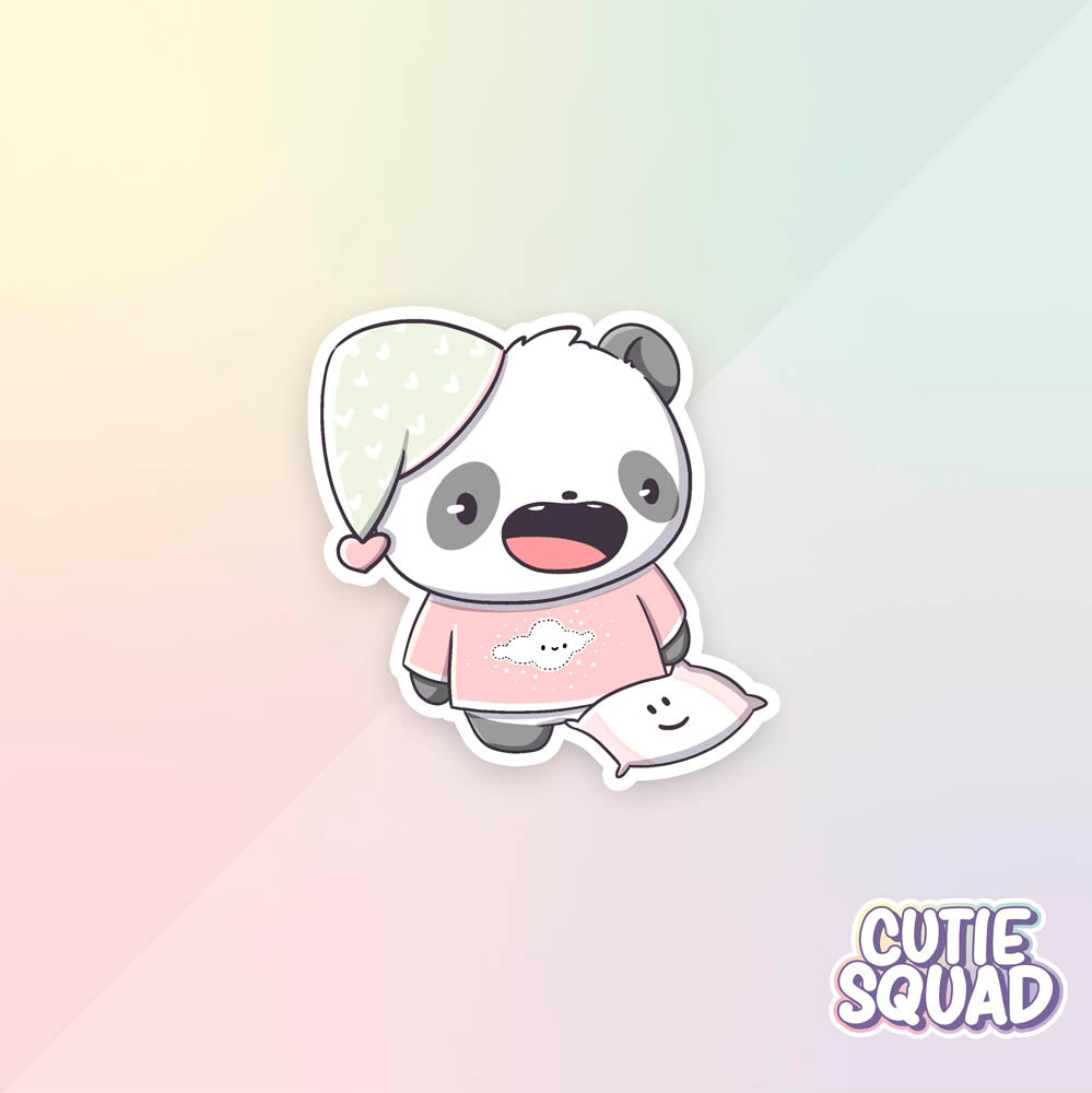 Stickerset - Panda Sleepover - CutieSquad