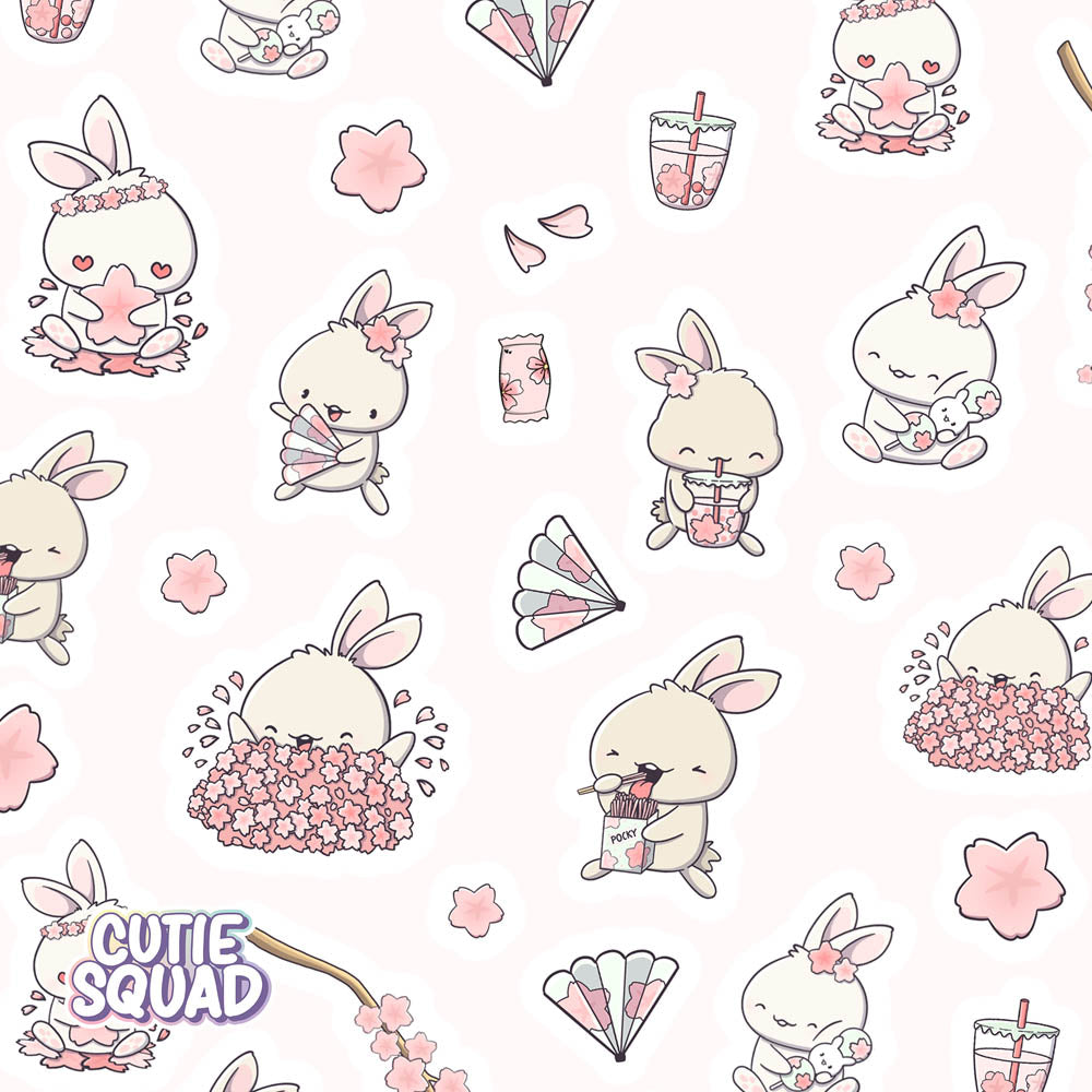 Stickervel - Sakura Bunnies - CutieSquad