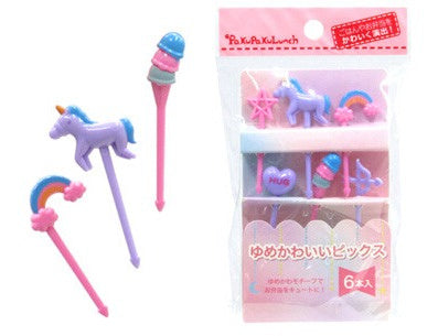 Kawaii Bento Prikkers Unicorn - Bento Picks