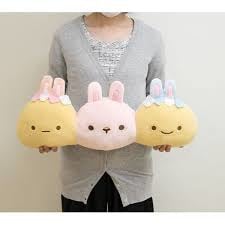 Plush San-X Sumikkogurashi Fushigina Usagi No Oniwa - Triple Super Mochimochi Dakigurumi