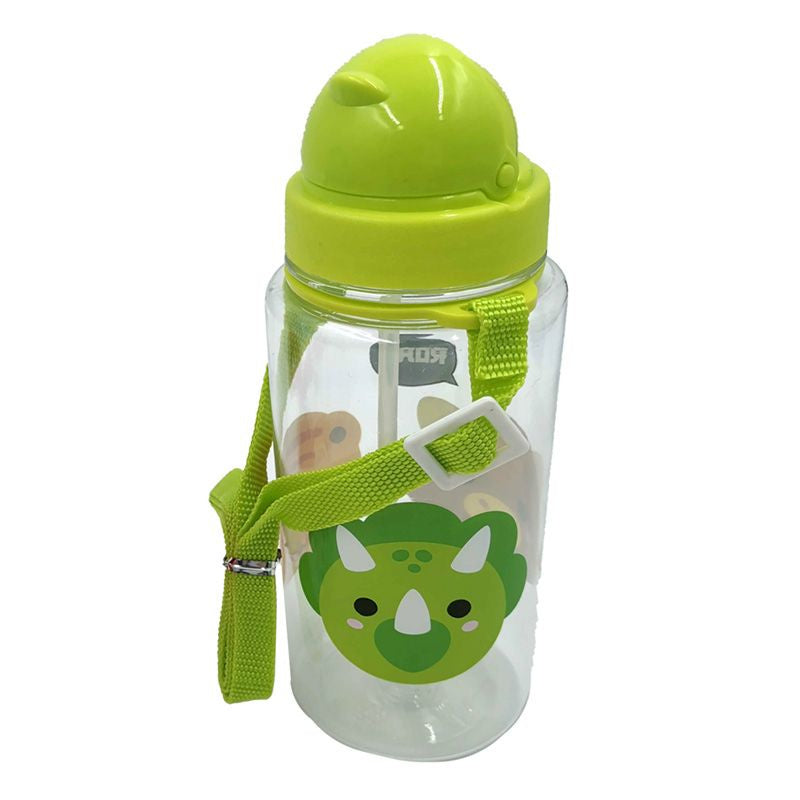Drinkfles met rietje - Dinosaurus