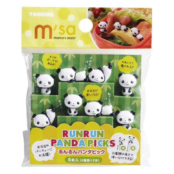 Kawaii Lunchbox Prikkers Panda - Bento Picks