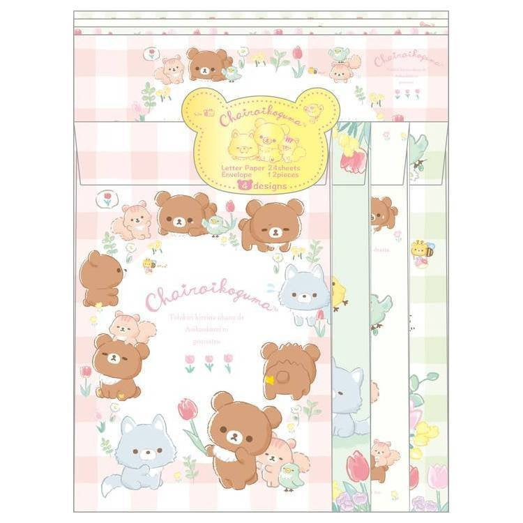 Briefpapierset San-X Rilakkuma - Chairoi Koguma No Otomodachi