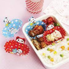 Bento Side dish cups - Panda Rood/Blauw
