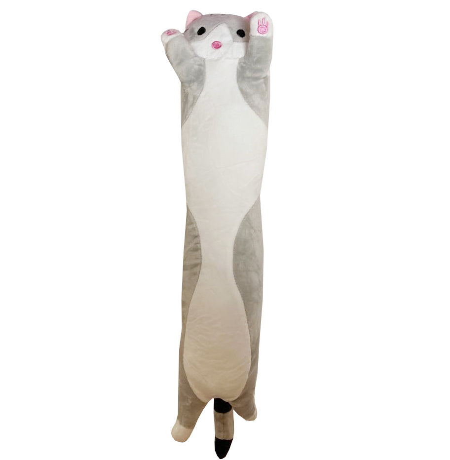 Long Kawaii Cat Plush - GREY