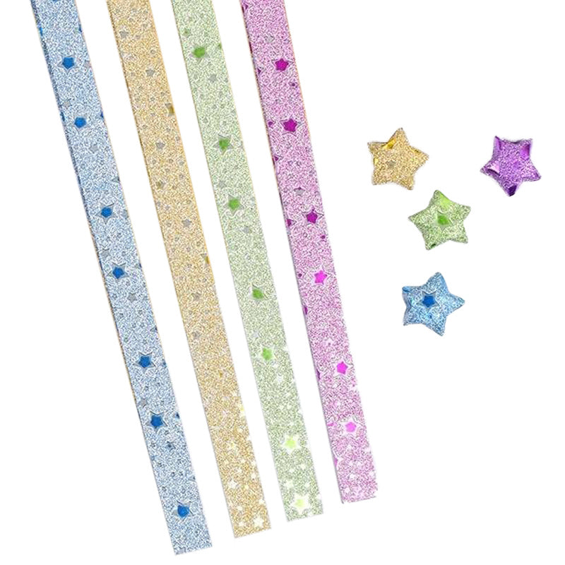 Lucky Star Papier Glitter Sterren