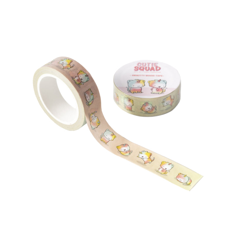 Washi tape - Kawaii Unikitties CutieSquad