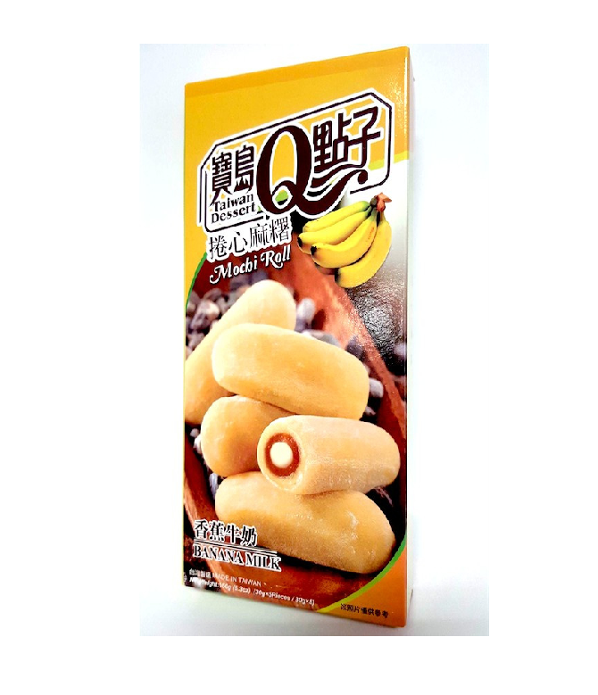 Mochi Rolls Banana Milk