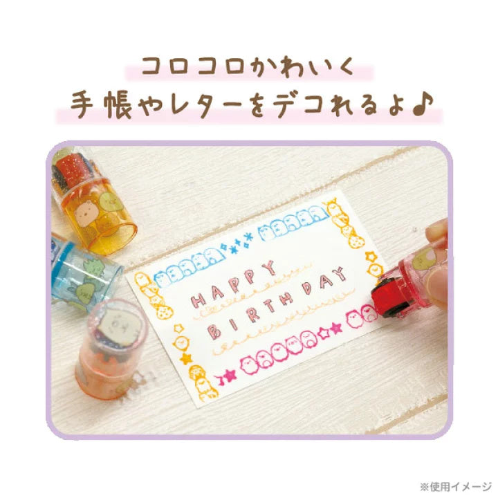 Mini Stempelroller Set San-X Sumikkogurashi - Kies je design