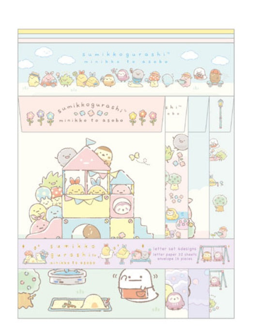 Briefpapierset San-X Sumikkogurashi Minikko To Osako