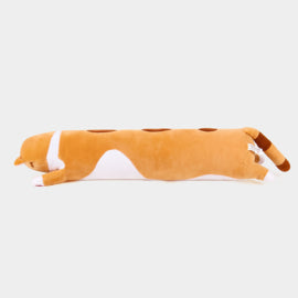 Long Kawaii Cat Plush - BROWN