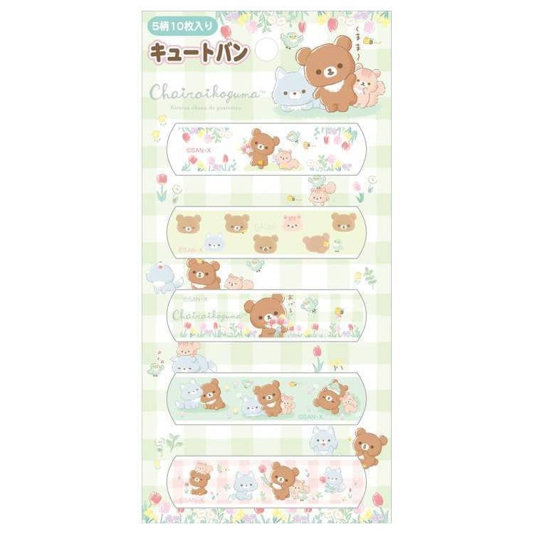 Pleisters San-X Rilakkuma Chairoi Koguma No Otomodachi - Green