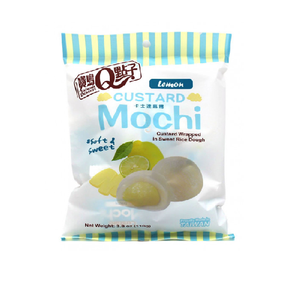 Mochi uitdeelverpakking - Custard Lemon