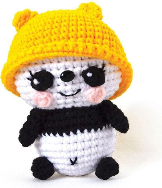 Amigurumi haakpakket - Panda ( 10 cm)