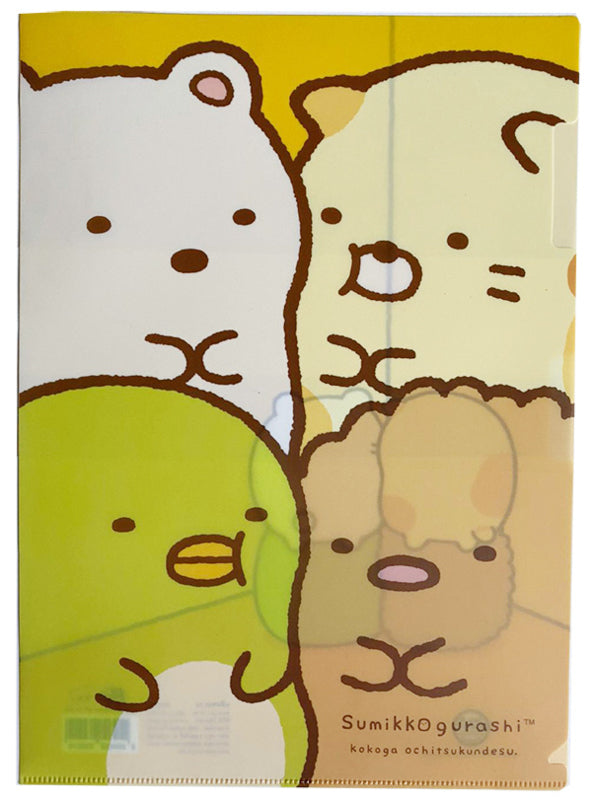 A4 insteekmap Sumikkogurashi Orange