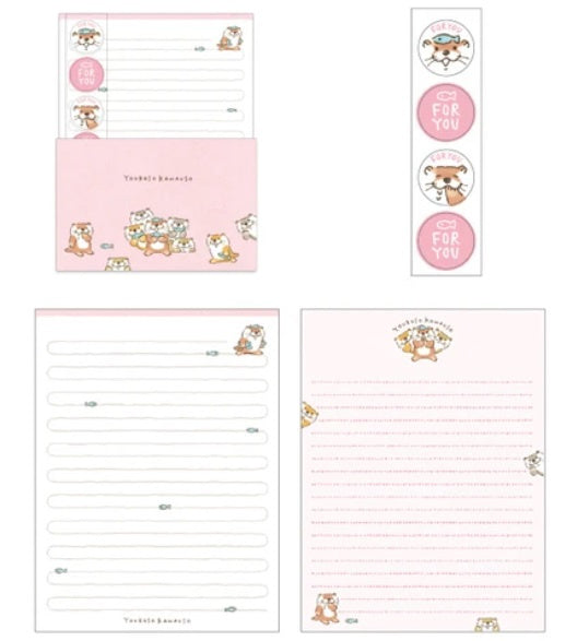 Briefpapierset - Youkoso Kawauso - Roze