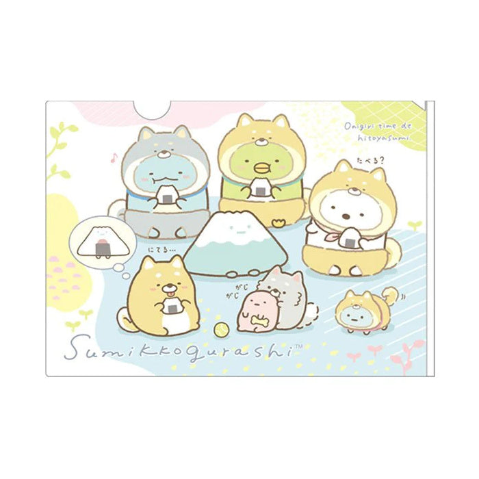 A4 insteekmap San-X Sumikkogurashi Shiba Dog theme - Fuji