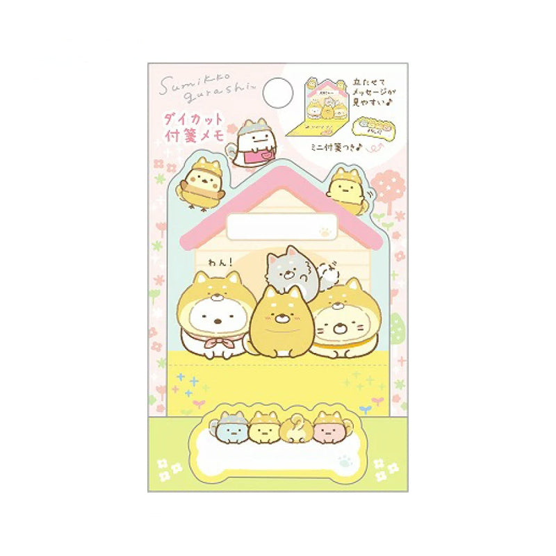 Stickynotes San-X Sumikkogurashi Shiba Dog theme - Pink