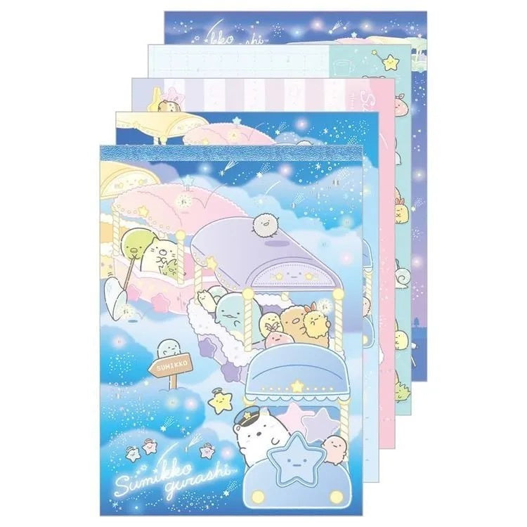 Memoblok groot San-X Sumikkogurashi Hoshizora Sampo - Train