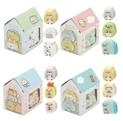 Eraser - San-X- Sumikkogurashi Shiba Dog Theme - gum in een doosje - kies je soort