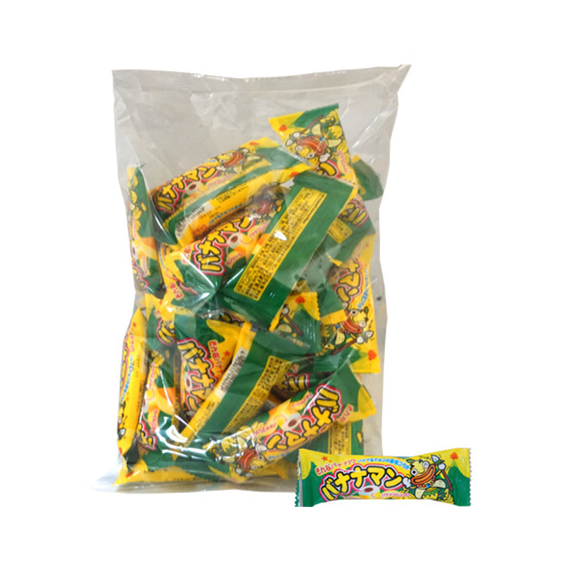 Zak 30 stuks - Banana Man - Filled Marshmallows