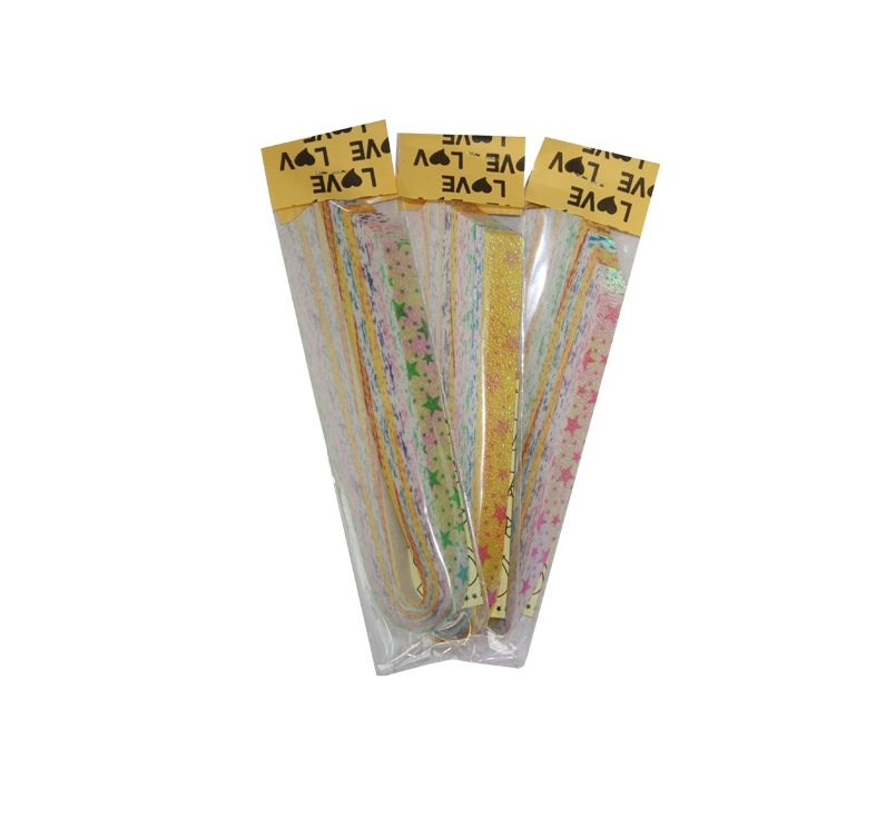 Lucky star papier glimmend - stars (breed)