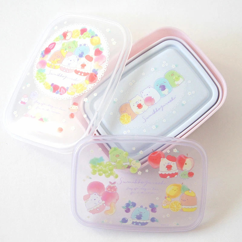 Bentobox / Lunchbox San-X Sumikkogurashi Flowers - Set van 3