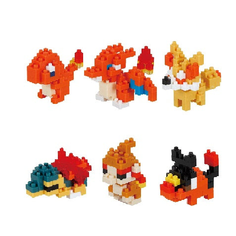 Pokémon Nanoblock - Build your own Pokémon - Fire Types