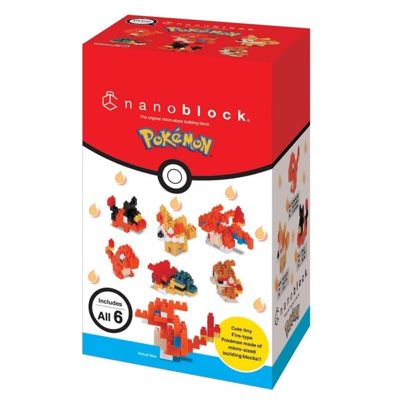 Pokémon Nanoblock - Build your own Pokémon - Fire Types