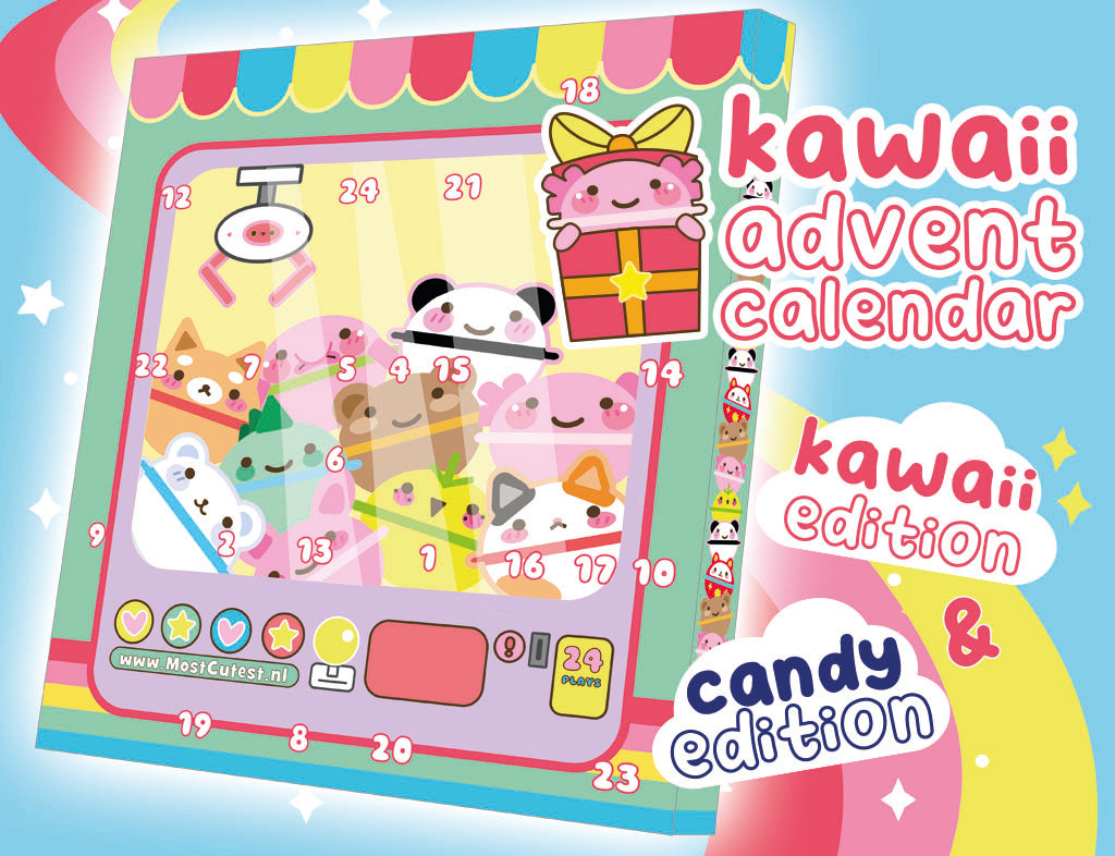 Pre‑order start 1 oktober – dé leukste kawaii adventskalender van 2025 (volledig vernieuwd!)