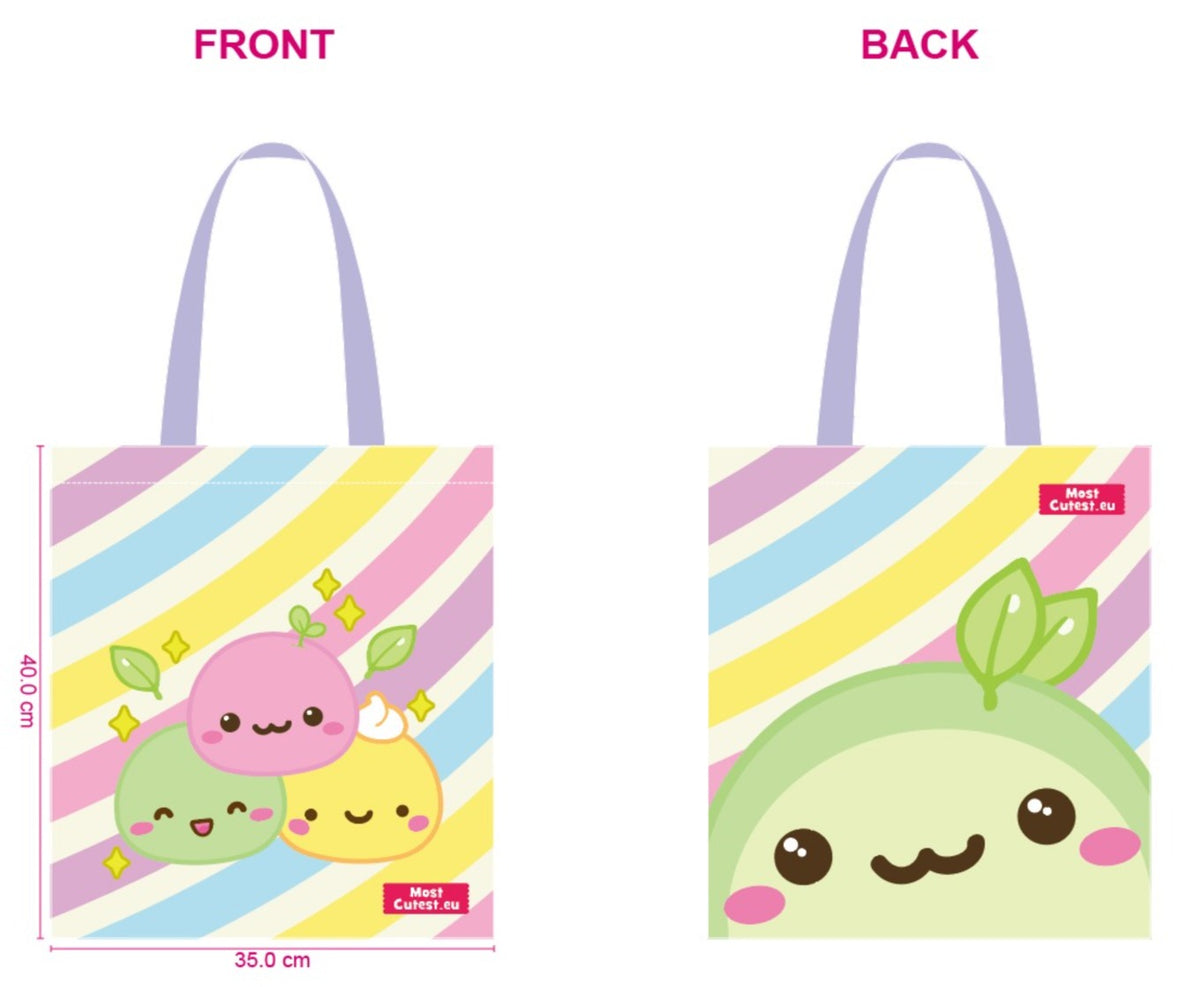 MostCutest.nl Canvas Tas - Pastel Dango