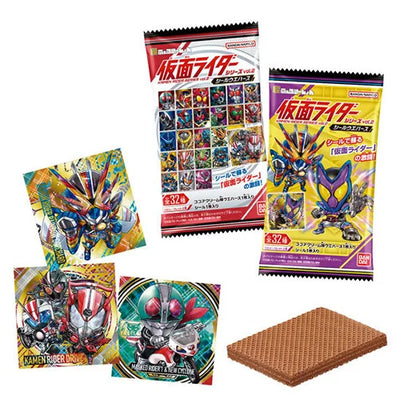 20 pack display box - Bandai Niformation Kamen Rider Sticker & Wafer - THT 31-7-2025