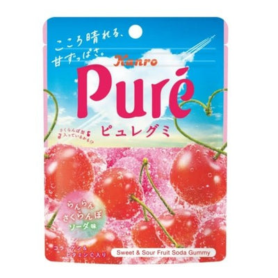 Kanro Puré Cherry Soda Gummy