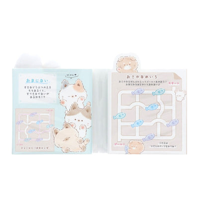 Uitklapbaar Memoblok Klein - Osobo Neko Playful Cats