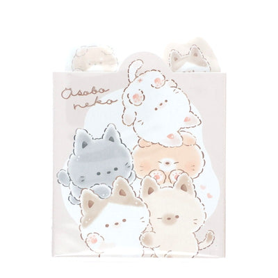 Uitklapbaar Memoblok Klein - Osobo Neko Playful Cats