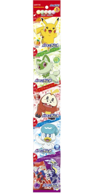 Pokémon Pikachu Ramune Candy - 5 mini packs THT 31-3-2024