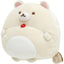 San-X Small Round Belly Plush - Rilakkuma - Korilakkuma